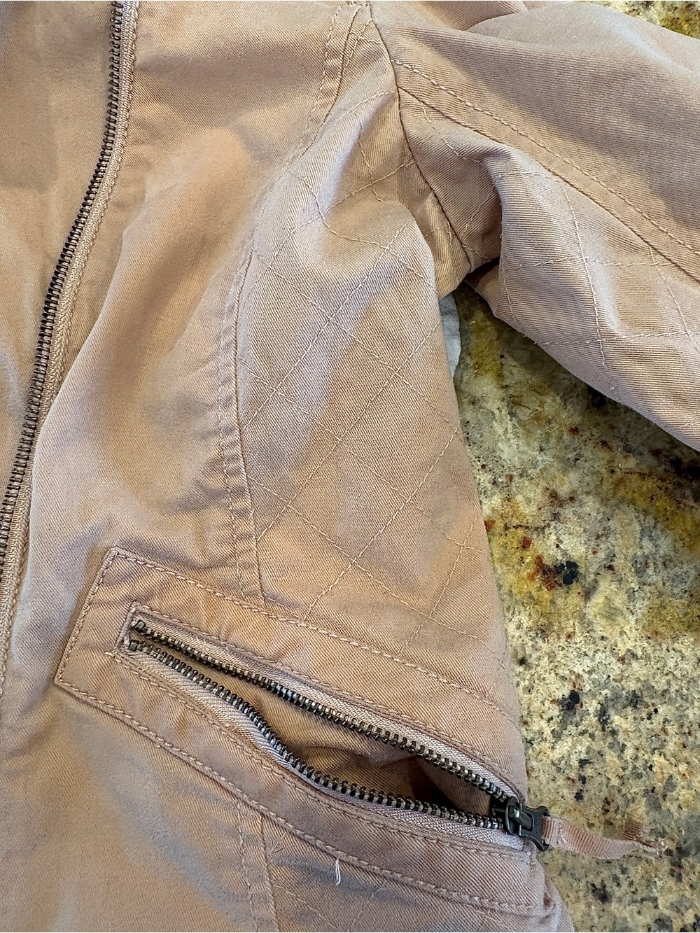 LOFT Women's Dusty Blush Moto Jacket - Picture 10 of 10